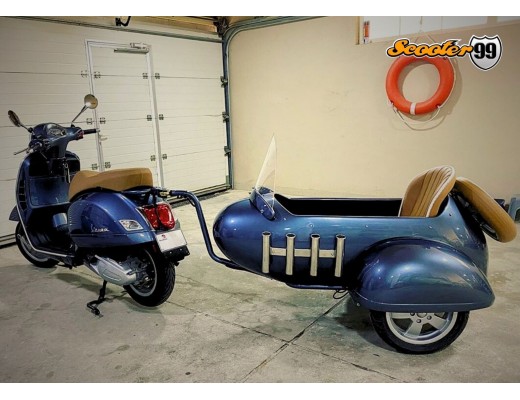 Trailer Kit for Vespa Fishing Blue Edition Trailer Kit for Vespa Fishing Blue Edition